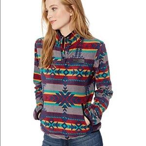 Kavu Cavanaugh Fleece Snap T Pullover Sweatshirt med Aztec/Southwest/tribal